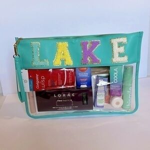 Girlie Girl originals LAKE mint oversized bag/wristlet